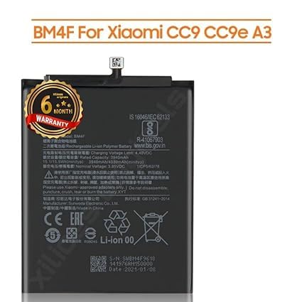 Image of BM4F Battery for Xiaomi Mi A3 M1904F3BG, M1906F9SH, M1906F9SI Battery with 6 Month warrenty**** (Y95)