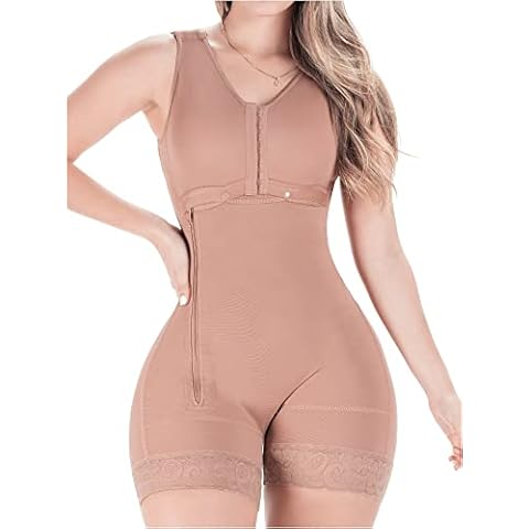 Sonryse PP053 Fajas Colombianas Postparto Colombian Post-partum Shapewear for Women Mocha Medium Cover
