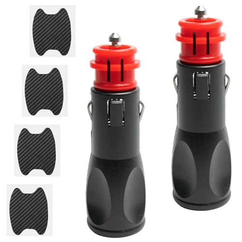 2 Pcs Allume-cigares, Prise Allume Cigare Male, Fiche Allume Cigare 12v Male, Prise Allume-Cigare, Allume Cigare Male