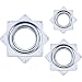 Tatuo 3 Pieces Lazy Susan Turntable Bearing, Great for DIY Project for Home (2, 3, 4 Inch)