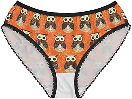Seamless Pattern With Owls Panties, Seamless Pattern With Owls Underwear, Briefs, Cotton Briefs, Panties For Women
