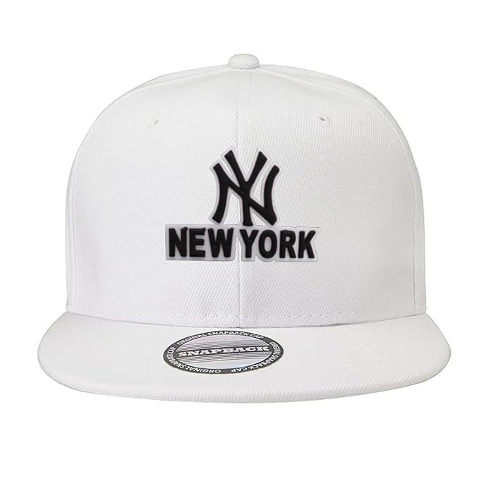 kill off Polyester NY Cap - Snapback Stylish Baseball Hat Streetwear - Hip-Hop Cap with Urban Swagger White Sun Protection Caps for Outdoor Activities-picture-29