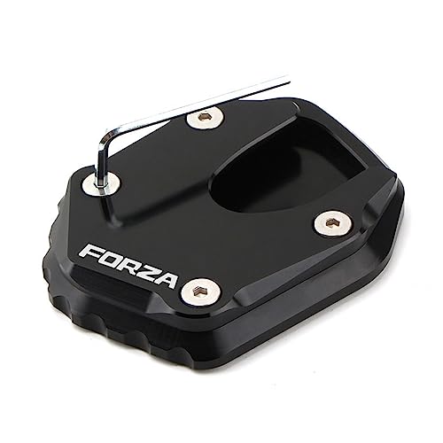 Rallonge béquille Forza 750 haut de gamme - Plaque support en aluminium CNC clor1