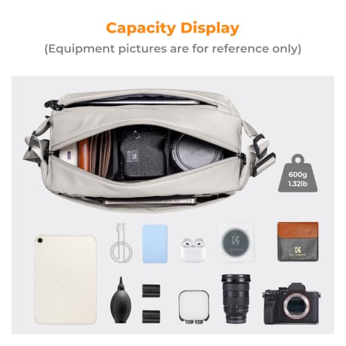 Image of K&F CONCEPT 2 in 1 Camera Sling Bag, Everyday Shoulder Bag