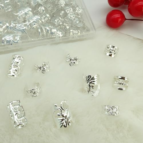 Tornillos para trenzas y joyas para cabello 60 piezas miniatura 6