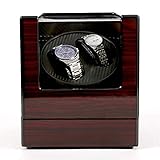 QWAXTRIW Mira Winder Watch Winders - 5 Modos 2+0 Mechnía Mecánica Exantía de Joyas Reloj Sportor de Almacenamiento Motor Shaker Automático Reloj Rotator Rotator Boder