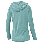TBMPOY Womens UPF 50+ Sun Protection Hoodie Shirt Long Sleeve Fishing Hiking Outdoor UV Shirt Lightweight - Image 2