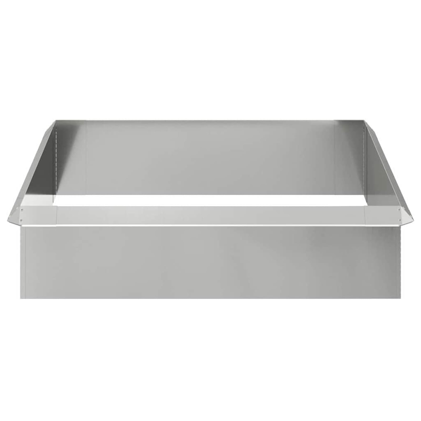 Recinzioni per lumache, 8 Pezzi in Acciaio zincato, Design Moderno e Linee pulite per Giardino esterno874880