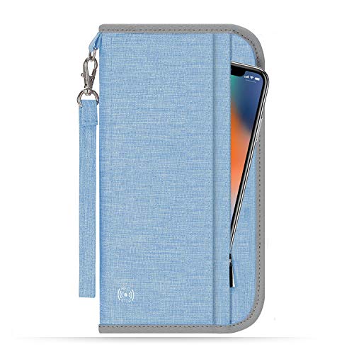 Vemingo Portafoglio da Viaggio Porta Passaporto...