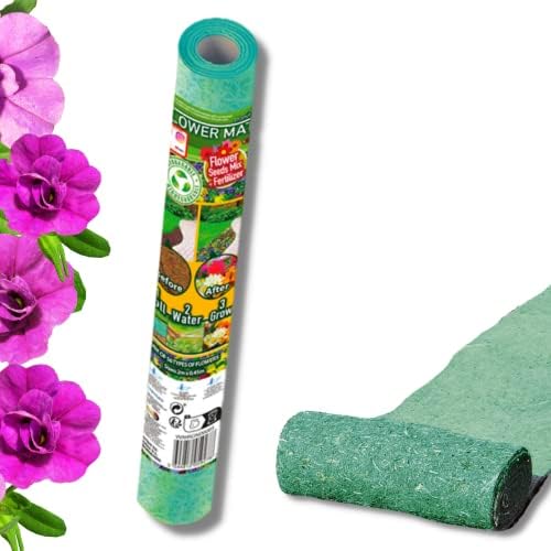 Biodegradable Flower Seed Mat STARLYF, Flower Seed mat for The Garden