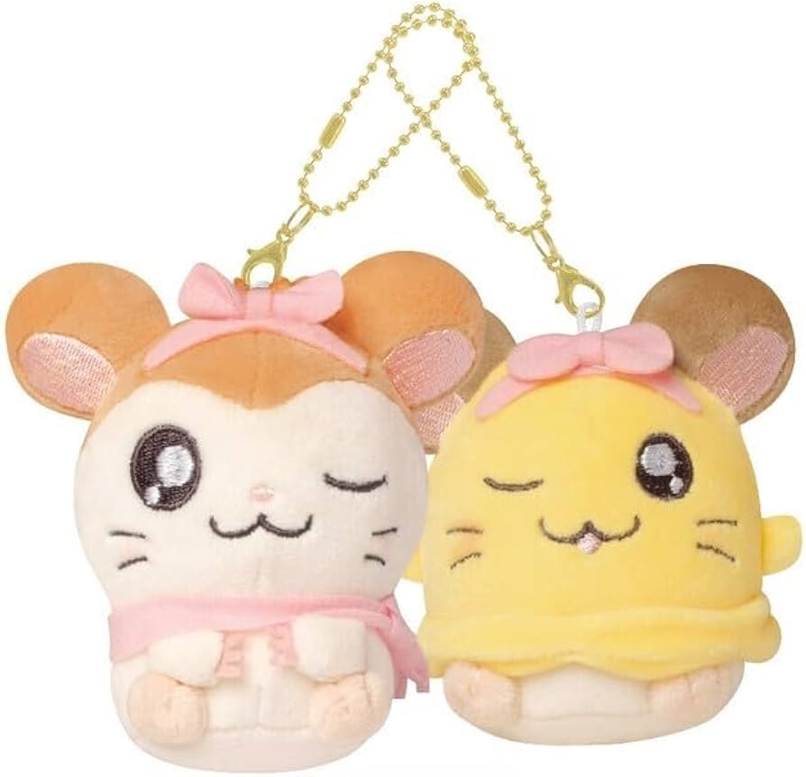 Amazon.co.jp: ニコぬいキーホルダー とっとこハム太郎 マフラーちゃん