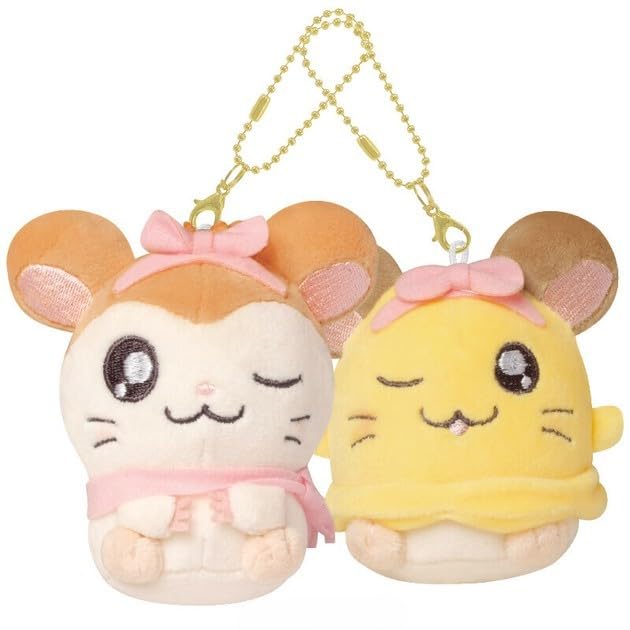 Amazon.co.jp: ニコぬいキーホルダー とっとこハム太郎 マフラーちゃん