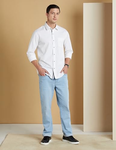 Image of Symbol Premium Men's Casual Cotton Poplin Shirt (Regular Fit)