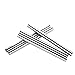 Eowpower 5 Pieces Linear Motion Shaft 8 X 100 mm Round Hardened Lathe Bar Rod