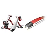 Elite Novo Force - Rodillo magnético de Ciclismo (Sistema de fijación rápida, máxima Estabilidad), 8 Niveles de...