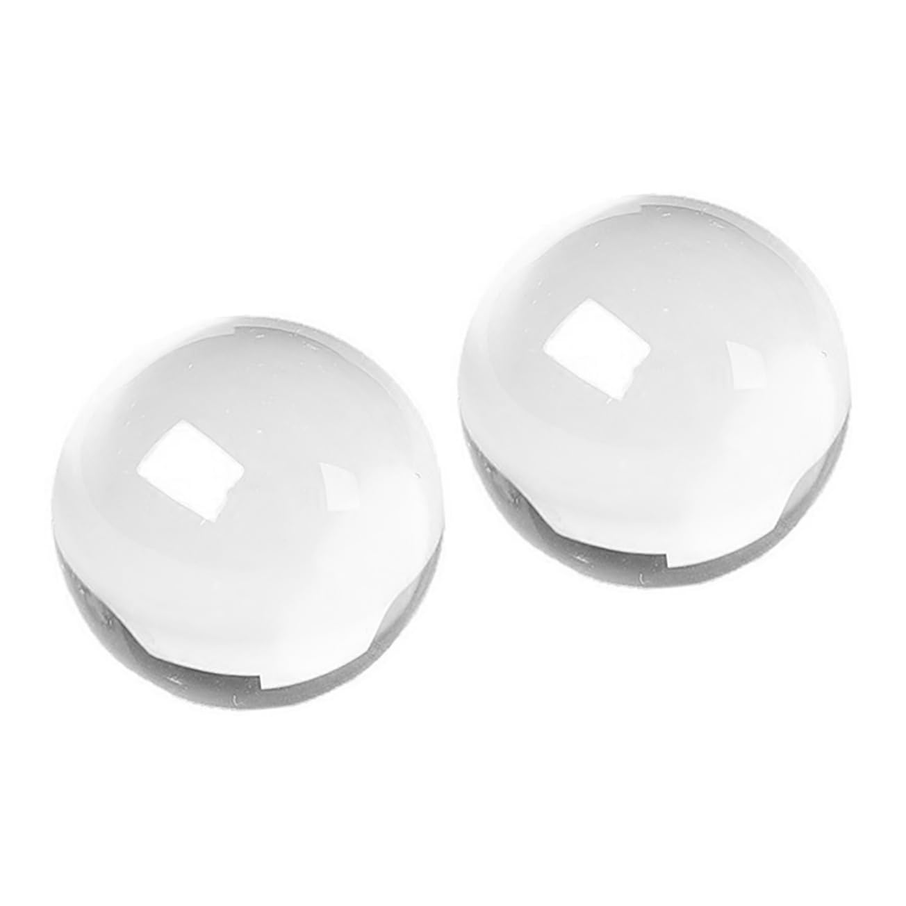 FOMIYES 2pcs Crystal Fitness Ball Handballs Hand Balls Elderly Massage Handballs Fitness Massaging Balls Massage Fitness Balls Hand Exercise Balls Massage Tool