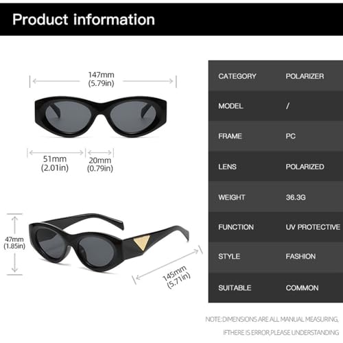 Lunettes de soleil anti-UV œil de chat petite monture