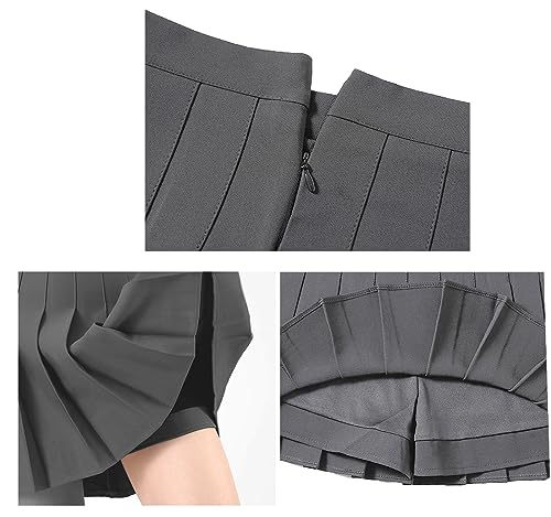 Goldstitch Women Girls High Waisted Pleated Skater Tennis School Skirt Uniform Skirts thumb #4