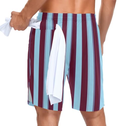 Short d'entraînement de sport pour homme double couche avec doublure
