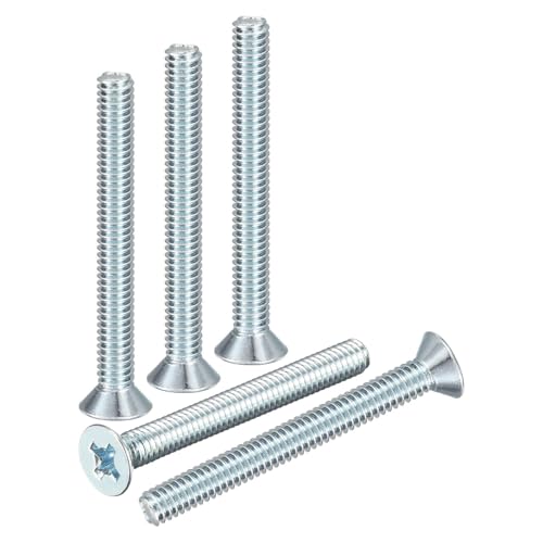 DTGN #6-32x1-1/2 vis tête plate zinc (50)