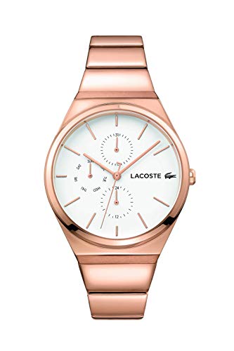Lacoste Unisex-Adult Analogue Classic Quartz Watch with Stainless Steel Strap 2001036
