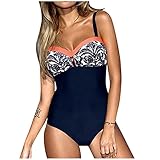 🍨OCCASION: Traje de baño favorecedor para mujer. Playa de verano, fiesta junto a la piscina, deporte acuático o vacaciones. bikini mujer, Traje de baño recortado, conjunto de bikini acolchado. Genial con sombrero flexible, gafas de sol y sandalias para vibraciones de lujo. bañador mujer reductor barriga, bañadores mujer reductores barriga, bañadores mujer tallas grandes.