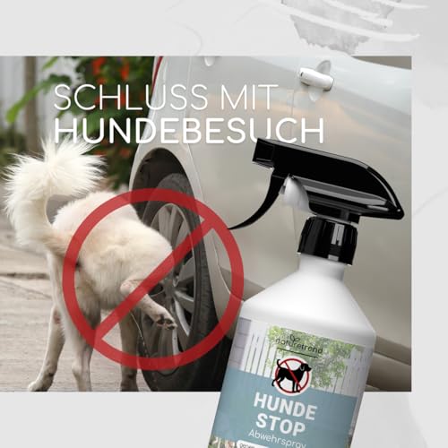 naturetrend Hunde Stop Spray 500ml - Hundeabwehrspray Hundeschreck gegen Urinieren I Hunde Abwehrspray zum Hunde vertreiben I Fernhaltespray, Innen- & Außenanwendung