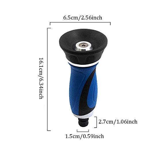 Grande Domestica Flusso Car Wash Acqua Pistola Portatile di innaffiatura del Giardino ad Alta Pressione ugello Pulizia della Famiglia Attrezzi (Color : EU)