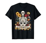 Scheletro fiore natura costume di Halloween