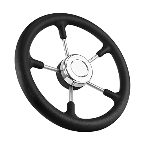 Volant de direction bateau en aluminium robuste pour un pilotage précis de yacht et de pêche