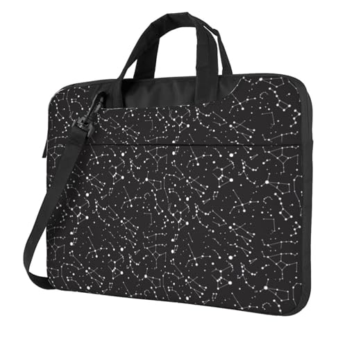 Sac à bandoulière pour ordinateur portable à motif constellation