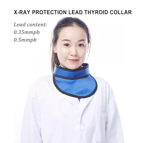 Avental de Chumbo Escudo De Tireoide Para Raios X, Colar De Chumbo 0,35mmpb/0,5mmpb, Colar Leve De T