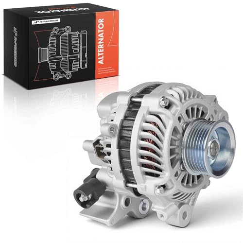 A-Premium Alternator Compatible with Honda Civic 2006 2007 2008 2009 2010 2011 L4 1.8L 80A 12V CW 7-Groove Pulley Replace# 31100RNAA01 31100RNAA012M2