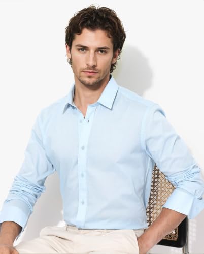 Image of Rare Rabbit Regular fit Plain Shirt