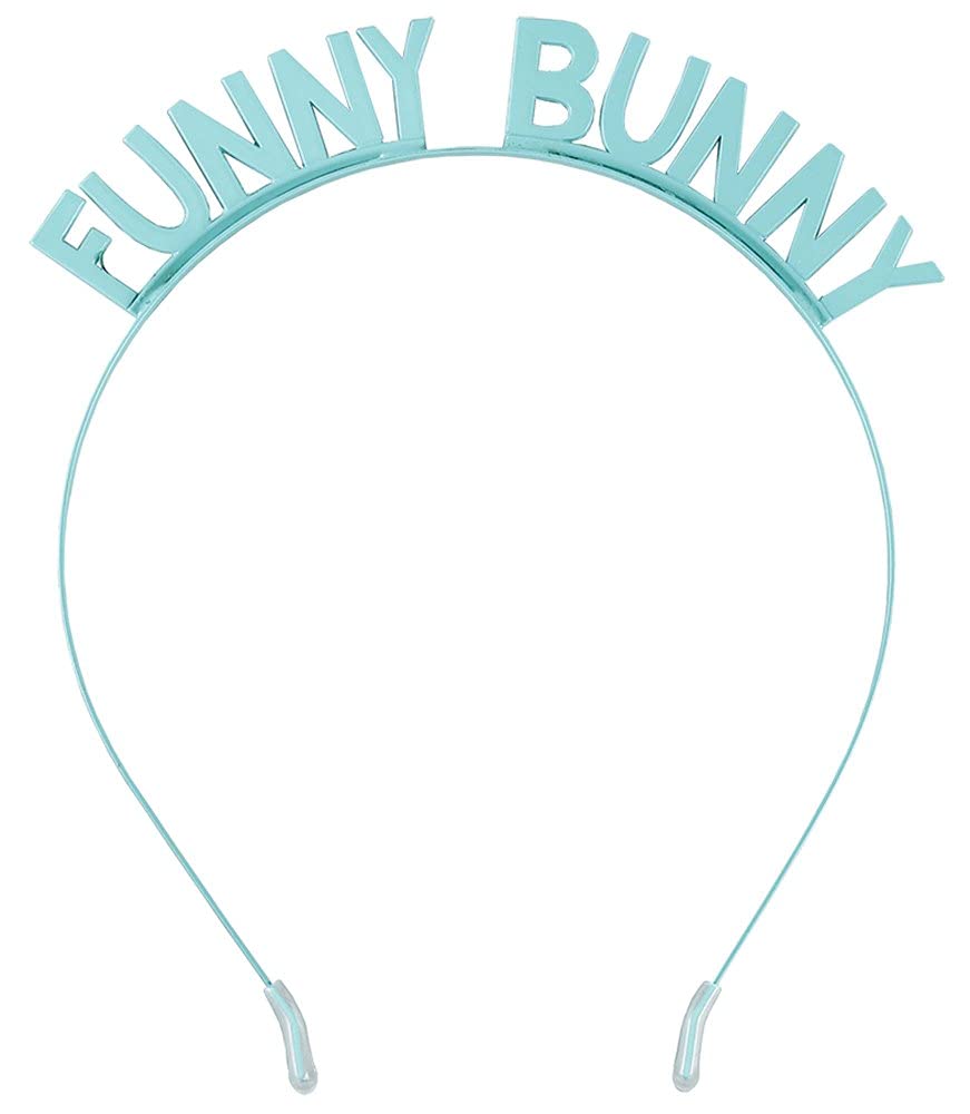 Serre-tête lapin amusant | Bleu | 1 pièce