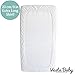 Vesta Baby Crib Mattress Pad Cover Protector Noiseless Waterproof Soft Jacquard Fitted Sheet for Infant Cribs and Toddler Potty Training