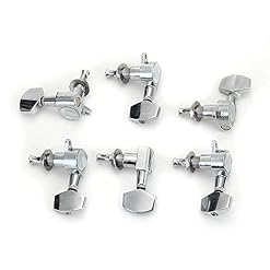 Ecloud Shop® 10 pieces 6 x Clé de Cheville Mécanique Accordeur Pièce Rechange pour Guitare Corde - Les Beatles, Paul McCartney, John Lennon, RIngo Starr, George Harrison