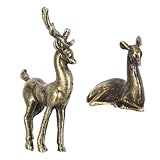 Style rétro classique : ajoutez une touche vintage avec ces statues de cerfs, qui s’intègrent parfaitement à votre décoration intérieure et rehaussent l’esthétique générale de votre maison. décoration de table ou statues de cerfs d’intérieur