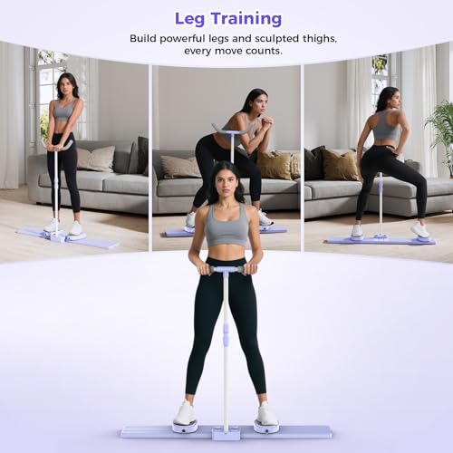 Lazolloa Pilates Slider Board with Resistance Bands の商品画像 3