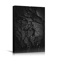 Canvas Wall Art Cracked Pattern Abstract Colorful Contemporary Hallway Mixed Media Multicolor Patterns - 12x18 inches