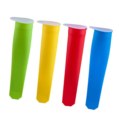 4er Pack Silikon Ice Formen Popsicle Maker Formen Smoothie Form Behälter