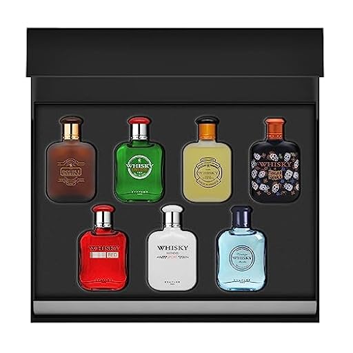 WHISKY Colección de Perfumes • Cofre 7 Miniaturas • Eau de Toilette • Perfumes Hombre • Para él • Colonia • EVAFLORPARIS | Ya disponible en tu tienda friki favorita! En mundofriki.es!