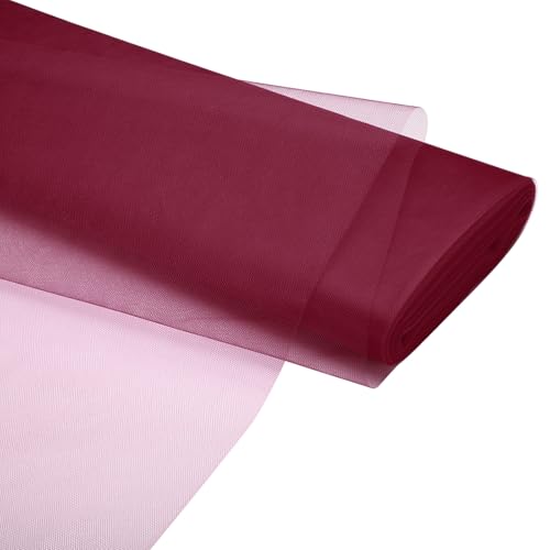 Tissu Tulle en Rouleau Largeur 54 Pouces Maille Fine Résistante pour Jupe Tutu DIY