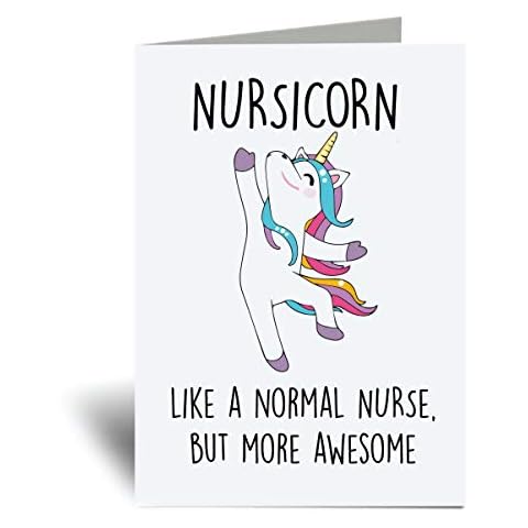 Nursicorn Greeting Card for Nurses Cover