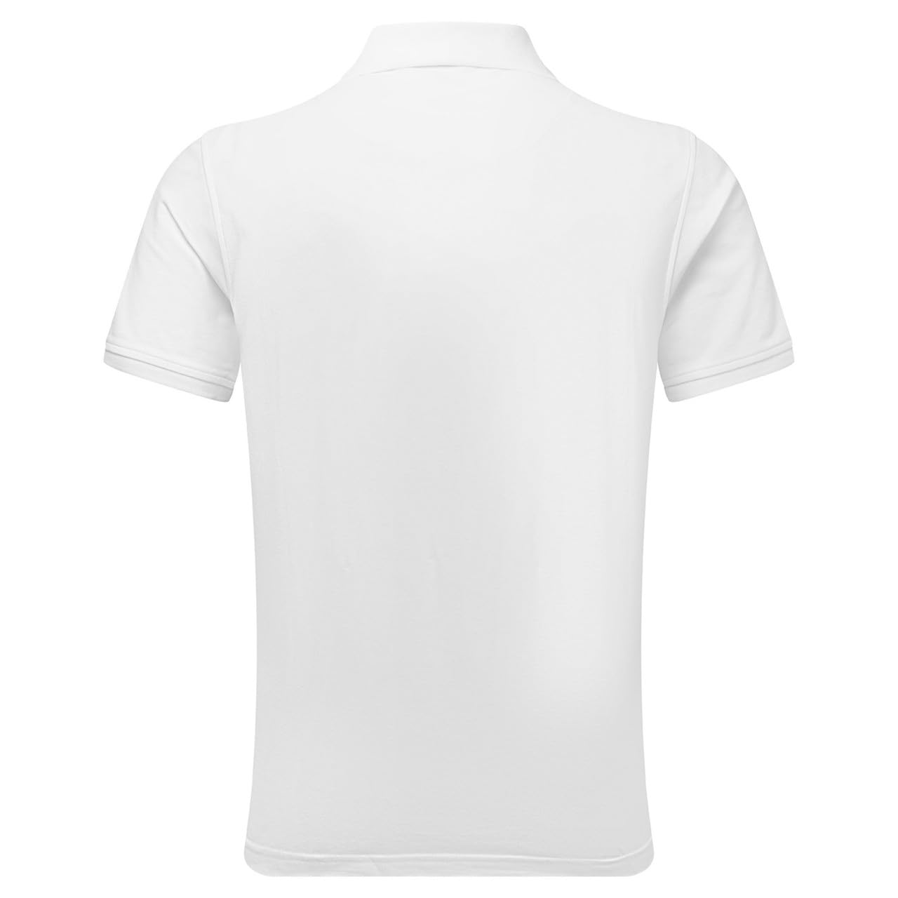 Gill Polo da Uomo Nero - Una Classica Polo in Cotone 100% per l'; Use Quotidiano - Chiusura a 3 Bottoni - Piquet Pesante -