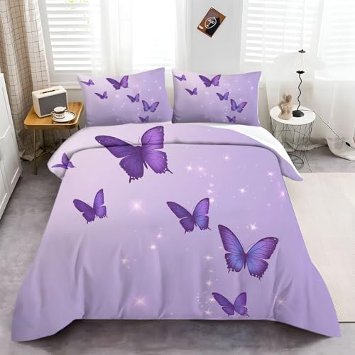 Housse couette fermeture éclair 140x200 parure lit microfibre sans plis - 3