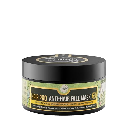 Image of Hair Pro Anti-Hairfall Hair Mask | Methi, Bhringraj, Hibiscus, Aloe Vera, Amla & Brahmi | Reduces Hair Fall & Strengthens Hair | 200g