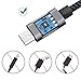 immagine 1RAMPOW Cavo Micro USB [ 2M/6,6 FT ] Trasferimento Dati e Ricarica Rapida, Antigroviglio Nylon, Cavo USB Micro USB Compatibile per Samsung S7/S6, Xiaomi, Huawei - Grigio siderale