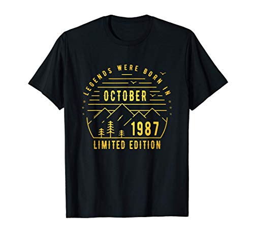 Las Leyendas nacen en Octubre de 1987 Camiseta