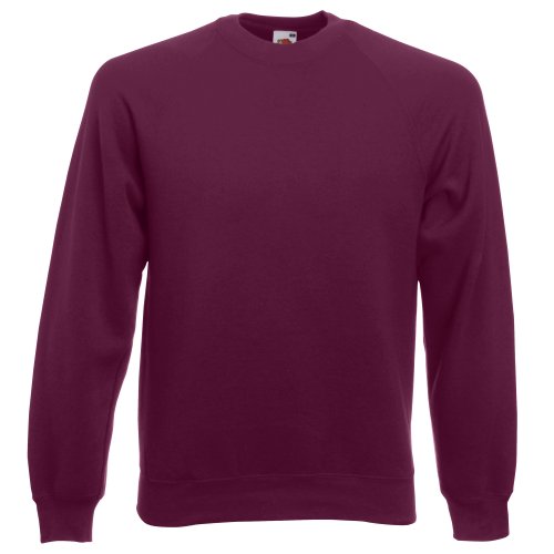 Preisvergleich Produktbild Fruit of the Loom Herren Sweatshirt Mehrfarbig Bordeaux XXL